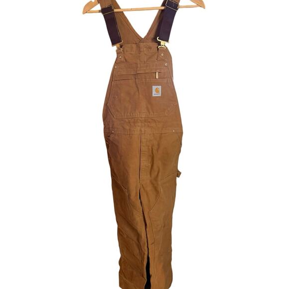 Carhartt Tan Double Knee Overalls